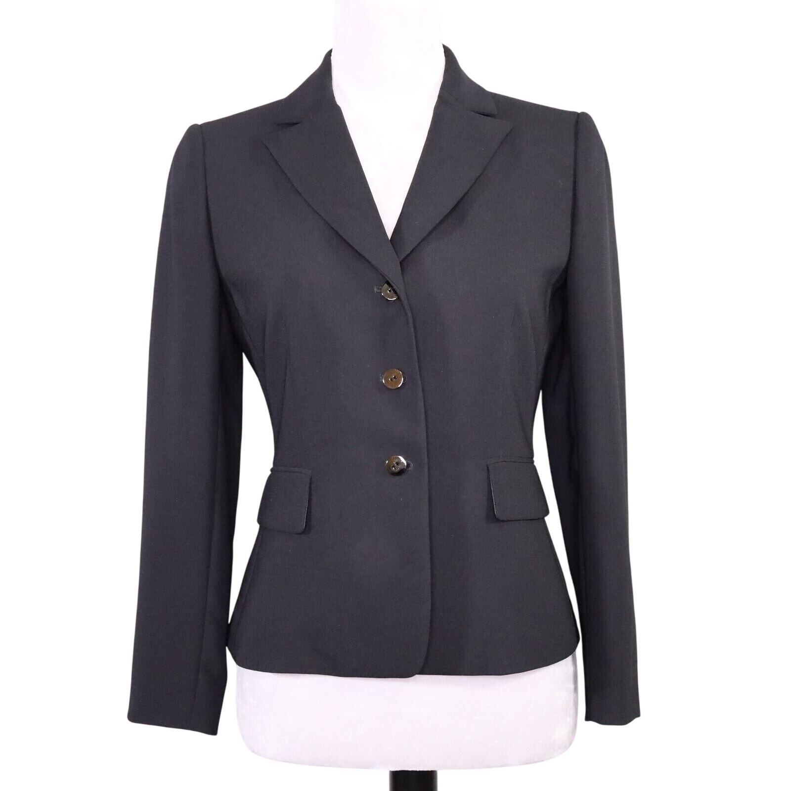 Tahari Jacket Petites 2p Black Lined Fitted Blazer Career Arthur S Levine